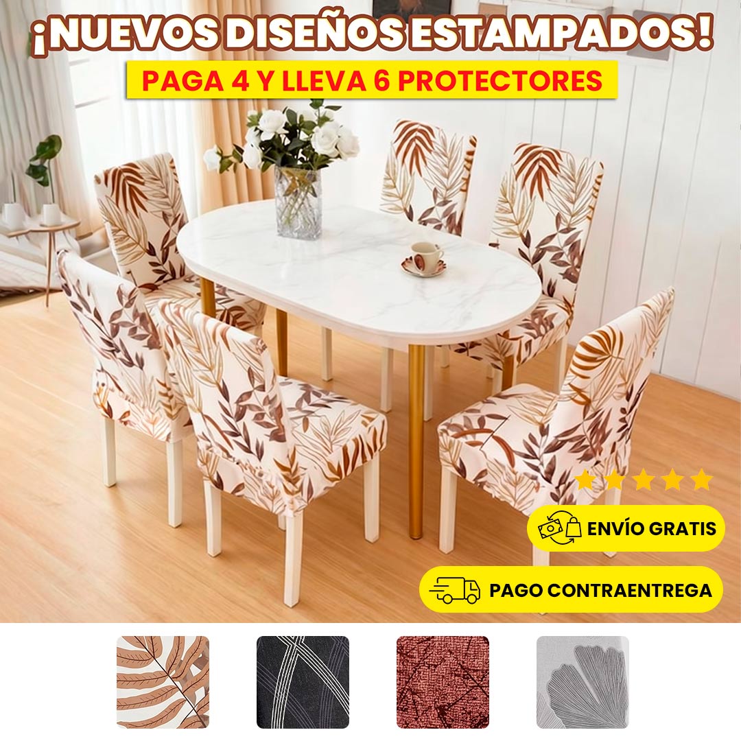 PROTECTORES PARA SILLAS ESTAMPADOS + ENVÍO GRATIS