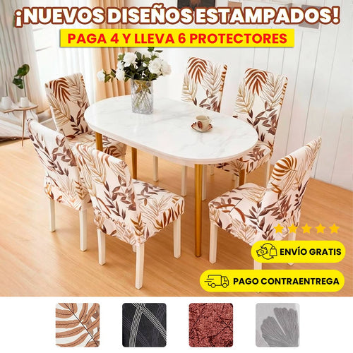 PROTECTORES PARA SILLAS ESTAMPADOS + ENVÍO GRATIS