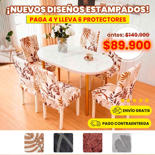 PROTECTORES PARA SILLAS ESTAMPADOS + ENVÍO GRATIS