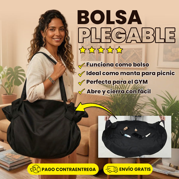 Bolsa plegable multiusos + ENVÍO GRATIS