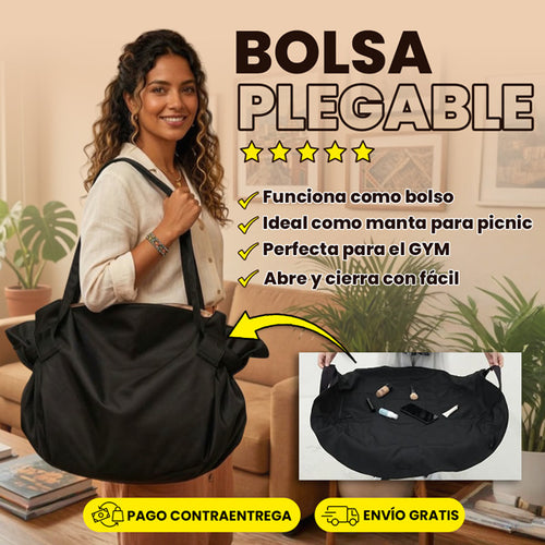 Bolsa plegable multiusos + ENVÍO GRATIS