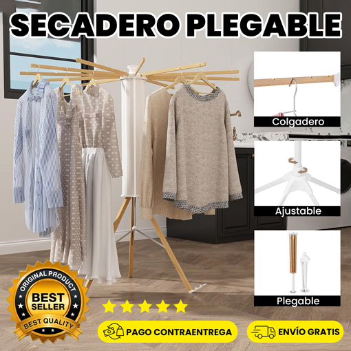 SECADERO CILÍNDRICO PLEGABLE + ENVÍO GRATIS