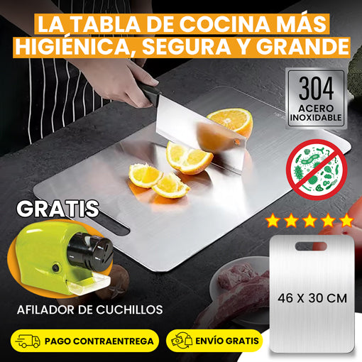 TABLA DE COCINA ACERO INOXIDABLE XXL + ENVÍO GRATIS